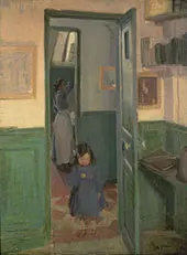 In Sickert's House at Neuville 1907 By Harold Gilman