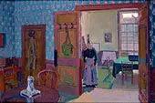 Interior with Mrs Mounter 1916 By Harold Gilman