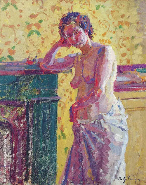 Interior with Nude By Harold Gilman