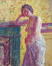 Interior with Nude By Harold Gilman