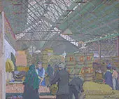 Leeds Market c1913 By Harold Gilman