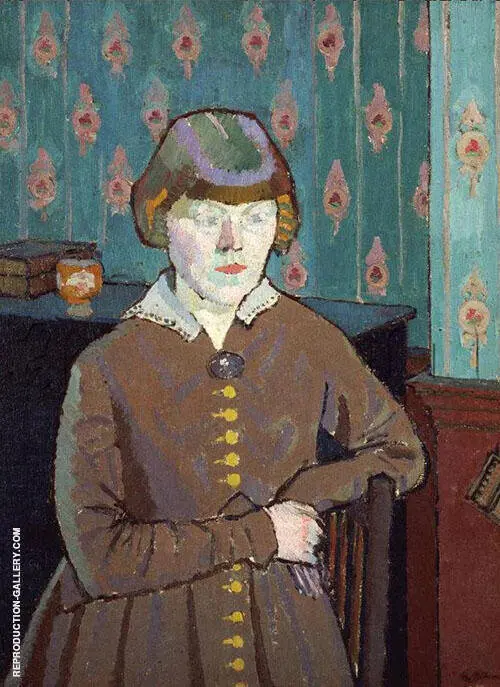 Miss Ruth Doggett c1915 By Harold Gilman