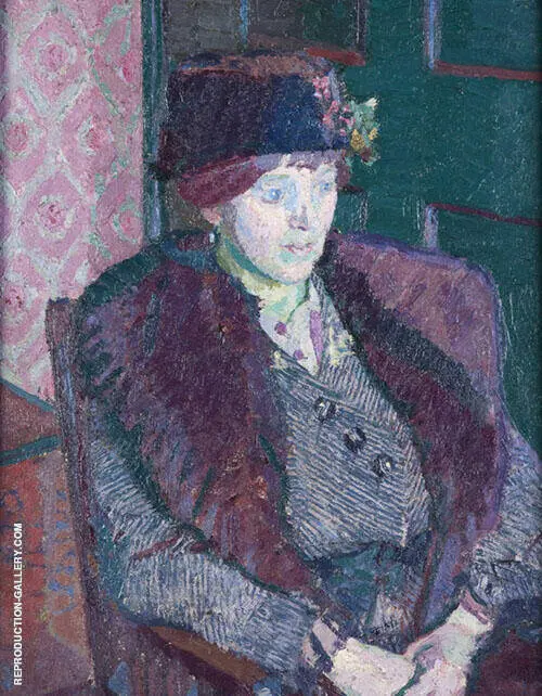 Mrs Victor Sly 1914 By Harold Gilman