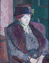 Mrs Victor Sly 1914 By Harold Gilman