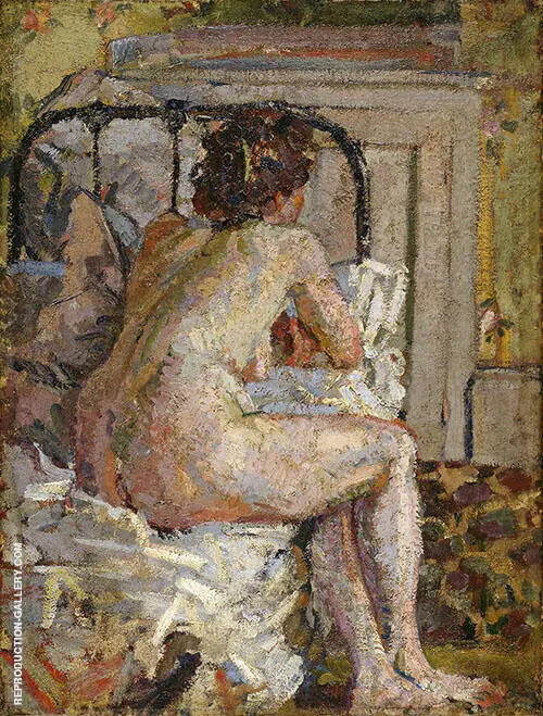 Nude on a Bed c1911 By Harold Gilman