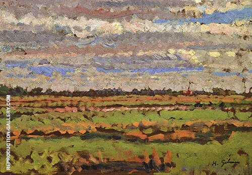 Romney Marsh c1910 By Harold Gilman