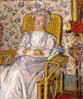 The Artist's Mother c1913 By Harold Gilman