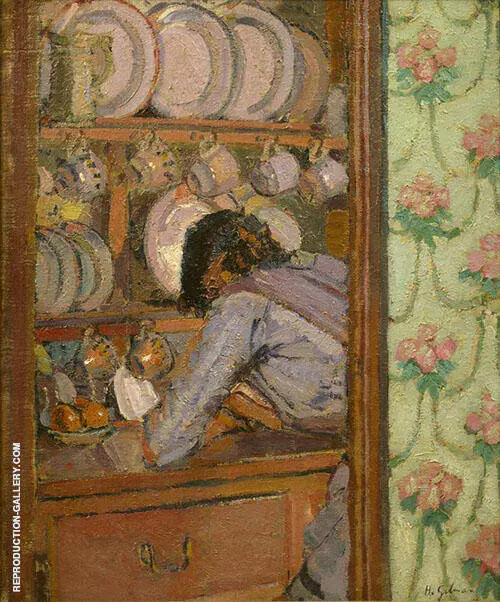 The Shopping List c1912 By Harold Gilman