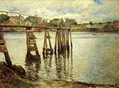 Jetty at Low Tide The Water Pier 1901 By Joseph de Camp