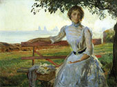 Mrs Ernest Major 1902 By Joseph de Camp