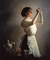 The Blue Cup 1909 By Joseph de Camp