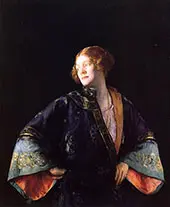 The Blue Mandarin Coat (The Blue Kimono) 1922 By Joseph de Camp