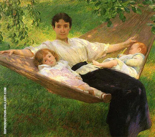 The Hammock 1895 By Joseph de Camp