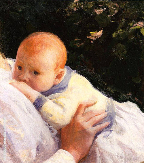 Theodore Lambert Decamp as an Infant 1904 | Oil Painting Reproduction