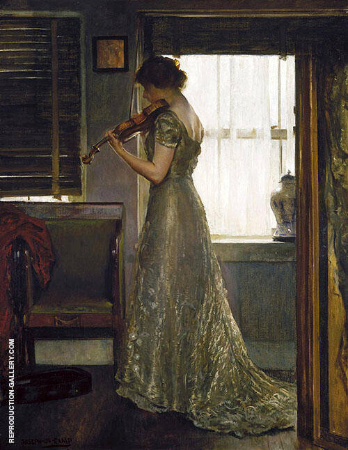 The Violinist The Violin Girl with a Violin 1902 | Oil Painting Reproduction