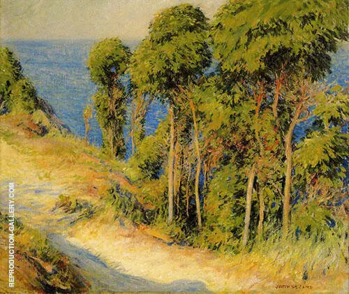 Trees Along The Coast Road to The Sea 1893 By Joseph de Camp
