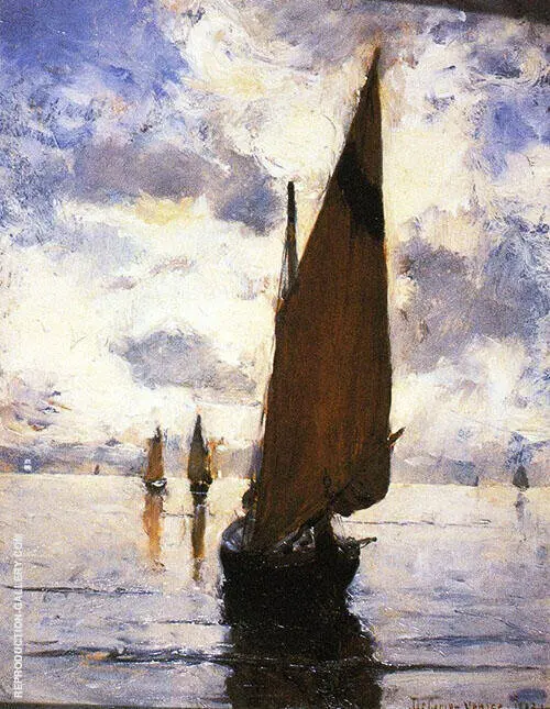 Venice Becalmed 1882 By Joseph de Camp