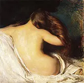 Woman Drying Her Hair 1899 By Joseph de Camp