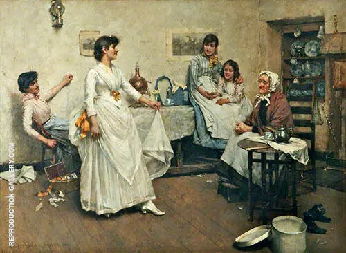 A Dress Rehearsal 1888 By Albert Chevallier Tayler