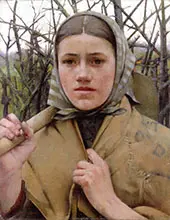 Home From The Fields By Albert Chevallier Tayler