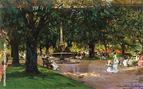 The Park 1912 By Albert Chevallier Tayler