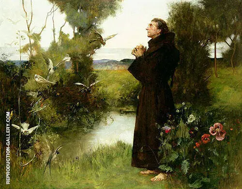 St Francis 1898 By Albert Chevallier Tayler