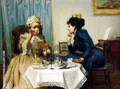 Teatime by Albert Chevallier Tayler | Oil Painting Reproduction