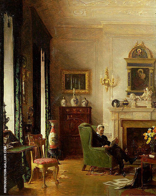 The Grey Drawing Room 1917 | Oil Painting Reproduction