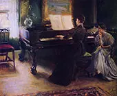 Two Sisters at a Piano 1894 By Mary Brewster Hazelton