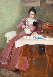 Delicious Chocolate Tea Art Afternoon By Mary Brewster Hazelton