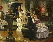 A Conversation Piece 1884 By Solomon Joseph Solomon