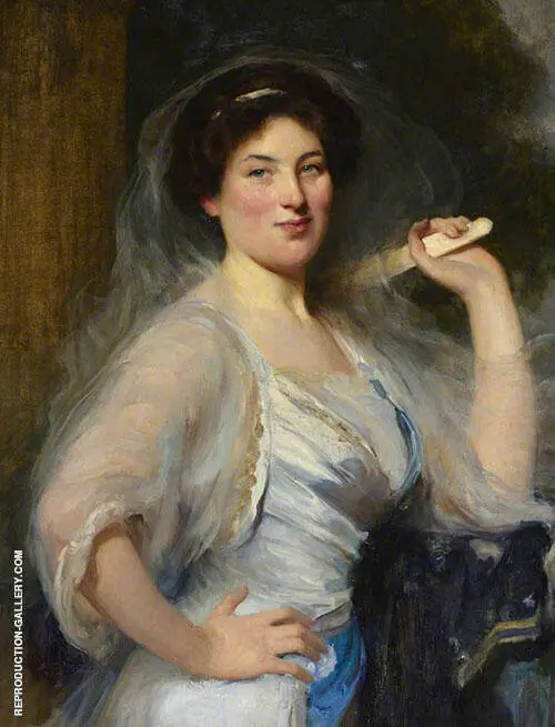 Gertrude Salaman The Artists Niece By Solomon Joseph Solomon