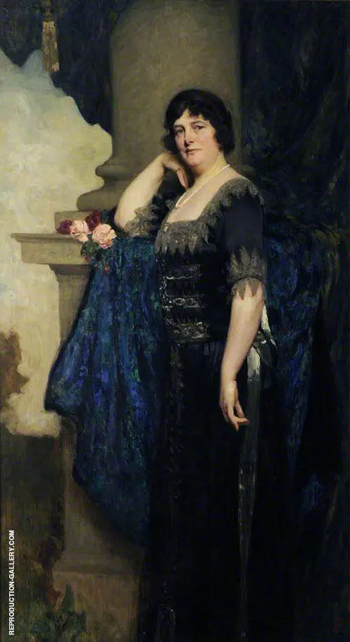 Lady Stevenson 1923 By Solomon Joseph Solomon