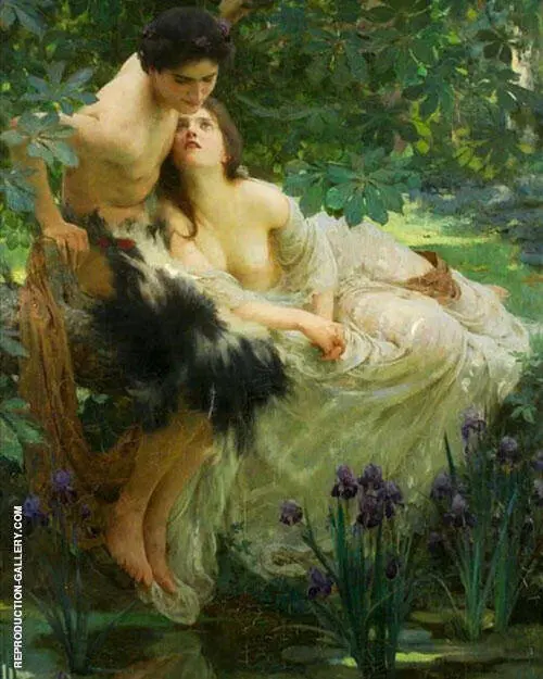 Narcissus and Echo By Solomon Joseph Solomon