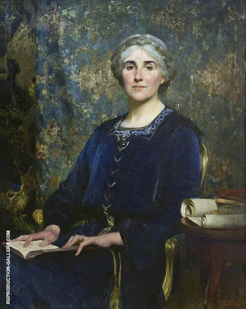 Nina Salaman 1918 By Solomon Joseph Solomon