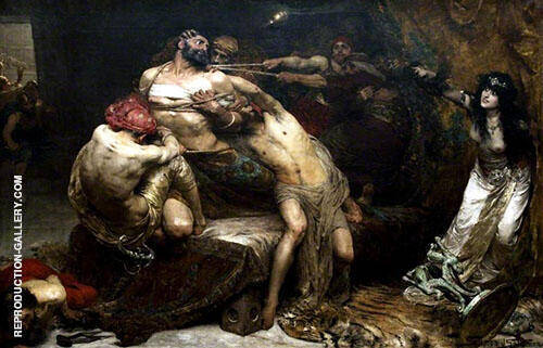 Samson c1887 by Solomon Joseph Solomon | Oil Painting Reproduction