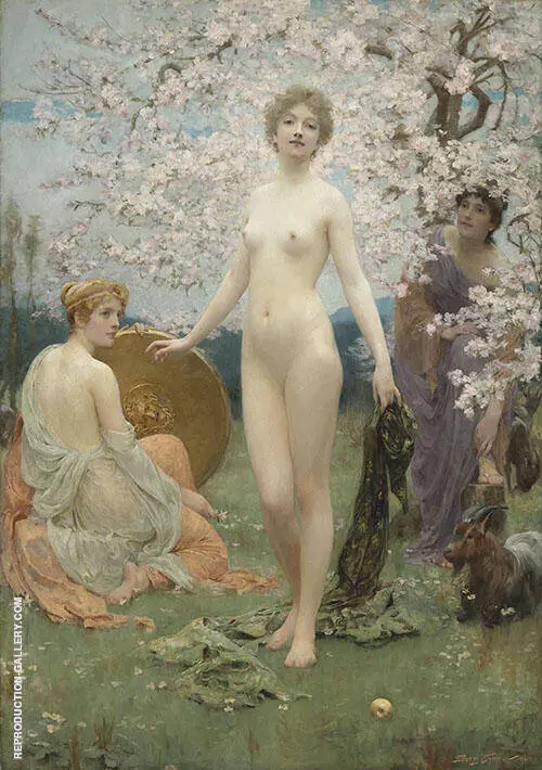 The Judgement of Paris By Solomon Joseph Solomon