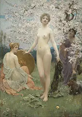 The Judgement of Paris By Solomon Joseph Solomon