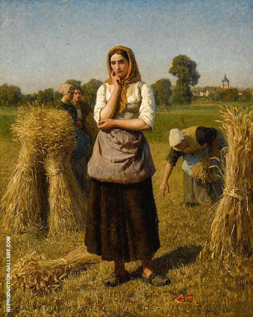 La Glaneuse By Jules Breton