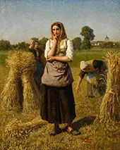 La Glaneuse By Jules Breton