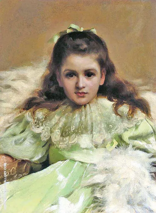 Anne as Alice in Wonderland By Thomas Benjamin Kennington
