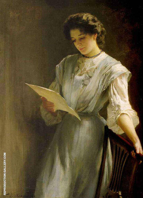 Reading The Letter | Oil Painting Reproduction