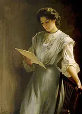 Reading The Letter By Thomas Benjamin Kennington