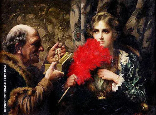 Temptation 1914 By Thomas Benjamin Kennington