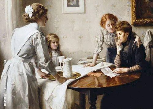 The Letter 1912 By Thomas Benjamin Kennington