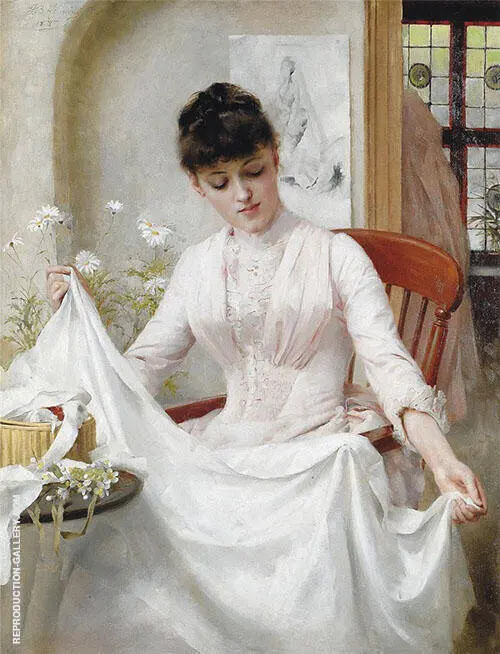 The Wedding Dress 1889 By Thomas Benjamin Kennington
