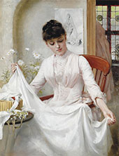 The Wedding Dress 1889 By Thomas Benjamin Kennington