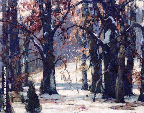 Early Snow by John F Carlson | Oil Painting Reproduction