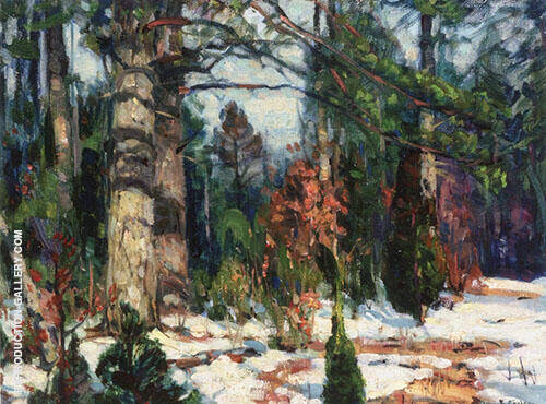 Forest Quiet by John F Carlson | Oil Painting Reproduction