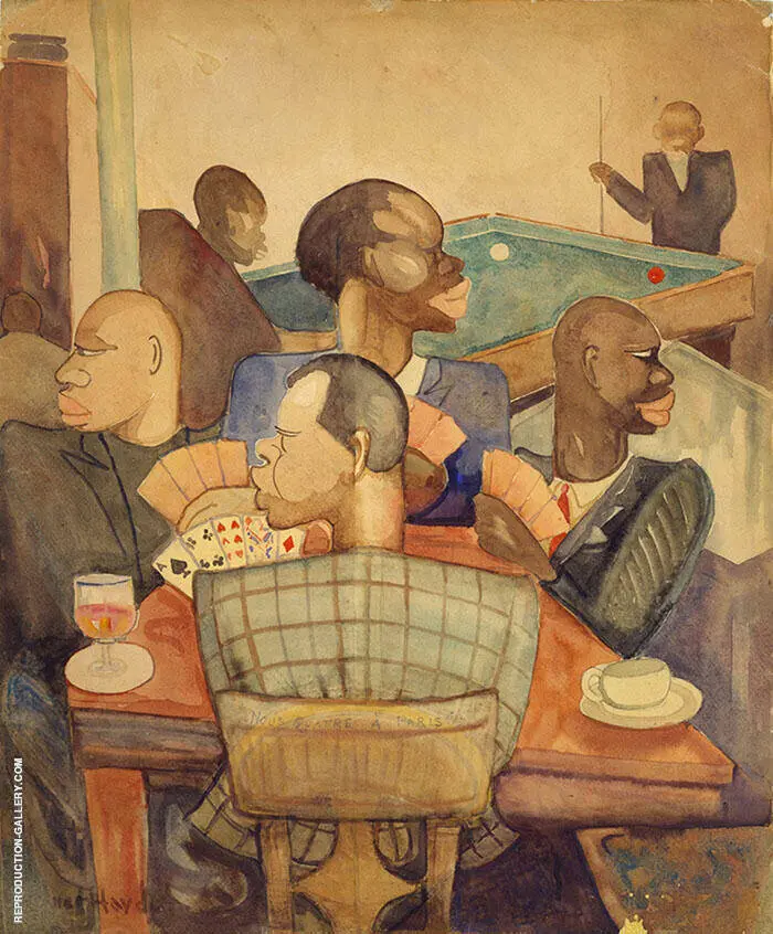 Nous Quatre a Paris c1930 By Palmer Hayden